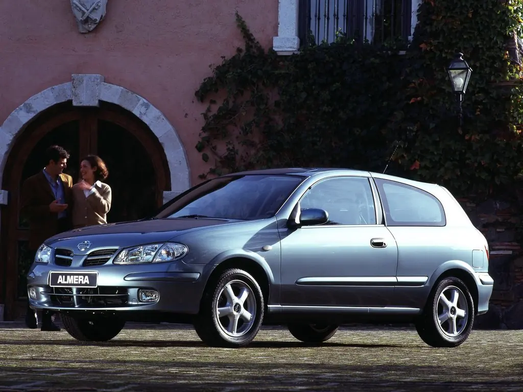Nissan Almera (N16) 2 поколение, хэтчбек 3 дв. (02.2000 - 10.2002)